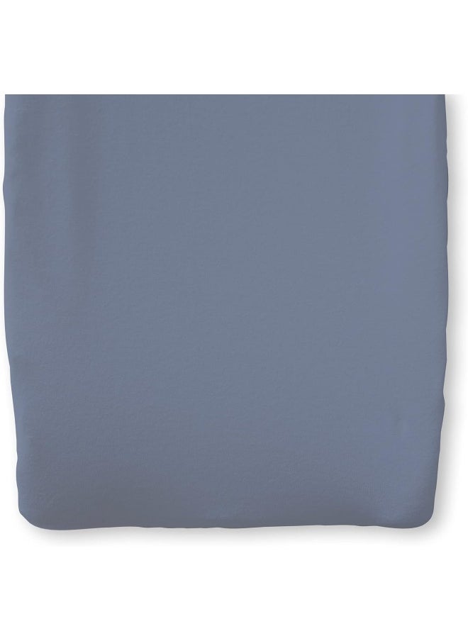 Natemia Changing Pad Cover - 100% Organic Cotton - 16X32 - Perfect for Cradle and Bassinet - Silky Soft and Hypoallergenic - Great Baby Shower - Registry Gift