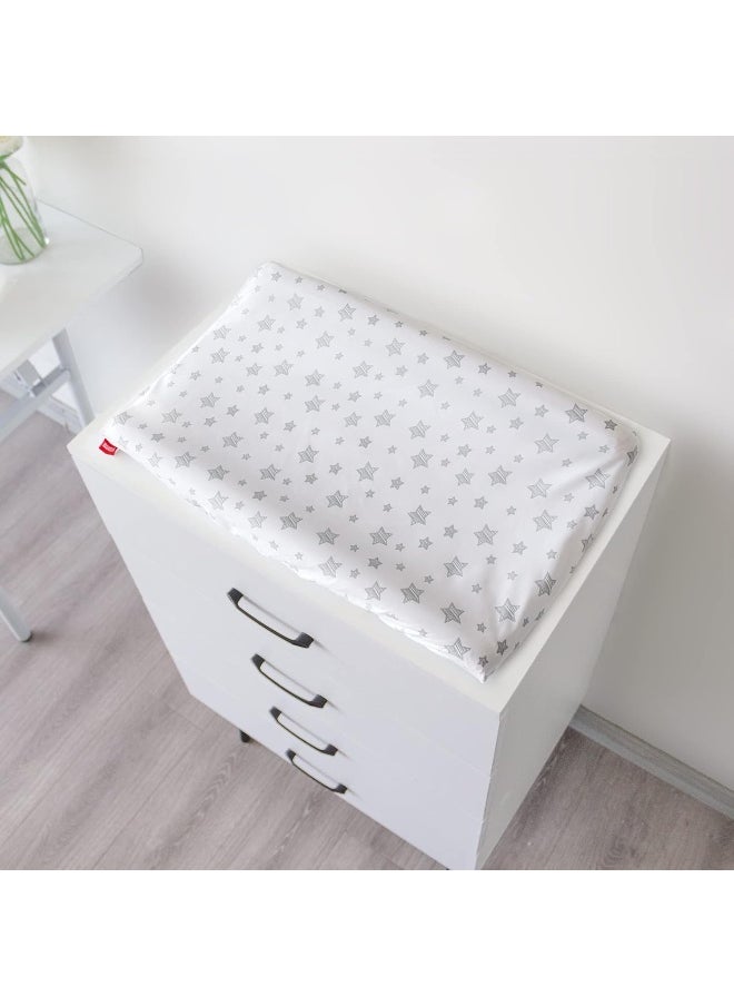 Moonsea Changing Pad Covers for Boys Girls 2 Pack, Lovely Print Soft Unisex Diaper Change Table Sheets, Fit 32