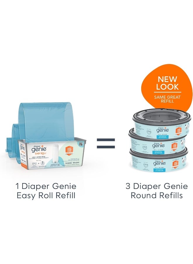 Diaper Genie Easy Roll Refill with 18 Bags