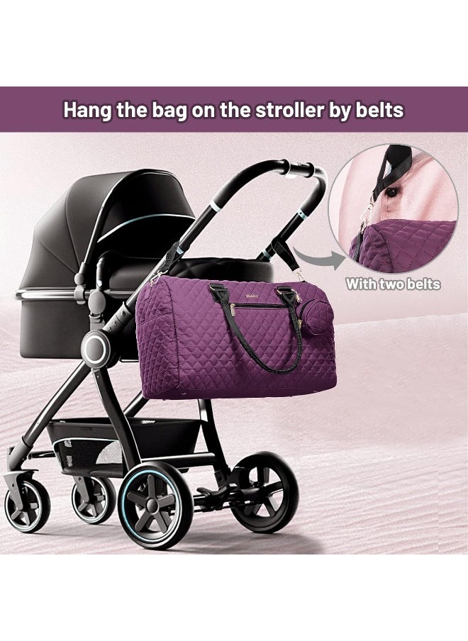 LOVEVOOK Diaper Bag Tote 5Pcs Set, Diaper Changing Bags