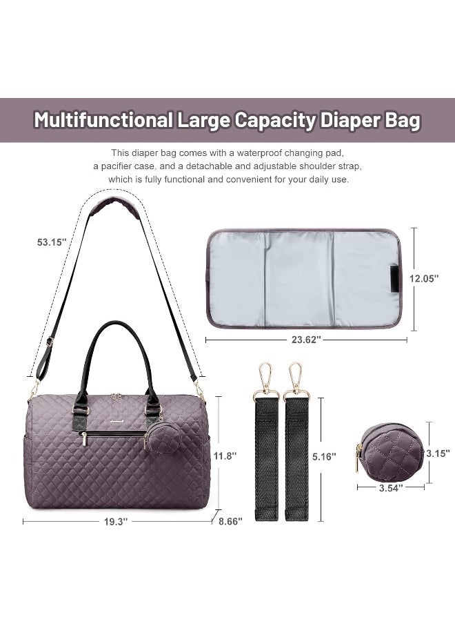 LOVEVOOK Diaper Bag Tote 5Pcs Set, Baby Accessories, Diaper Changing Bags