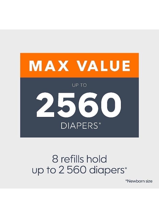 Diaper Genie Essentials Round Refill 8-Pack