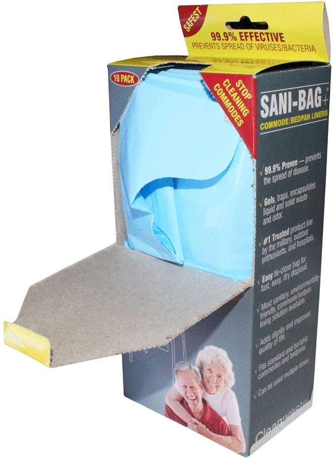 Rehabilitation Advantage Sani-Bags by Cleanwaste, Disposable Commode Bags