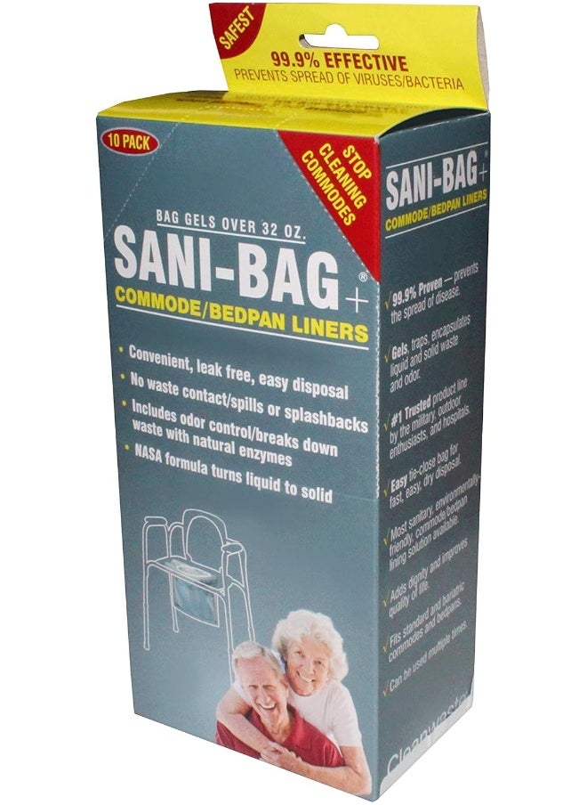 Rehabilitation Advantage Sani-Bags by Cleanwaste, Disposable Commode Bags