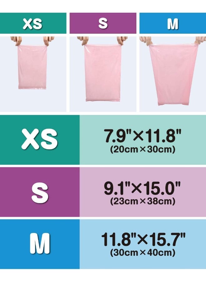 Amazing Odor Sealing Baby Diaper Disposal Bags - Durable and Unscented [Size: M, Color: Pink] (90 count, Pack of 1)