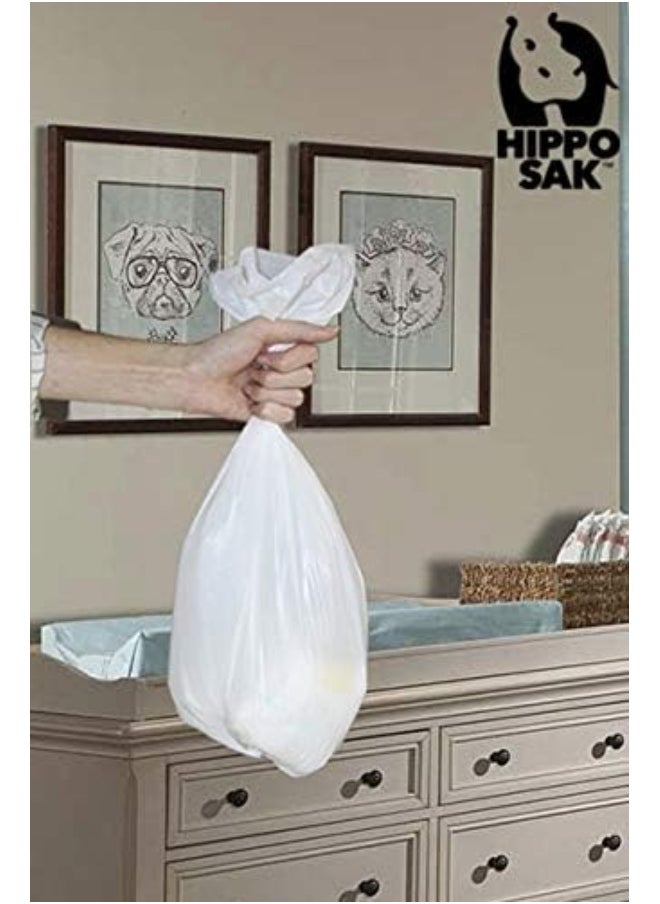 Hippo Sak Antibacterial Diaper Disposal Bags 375 Count