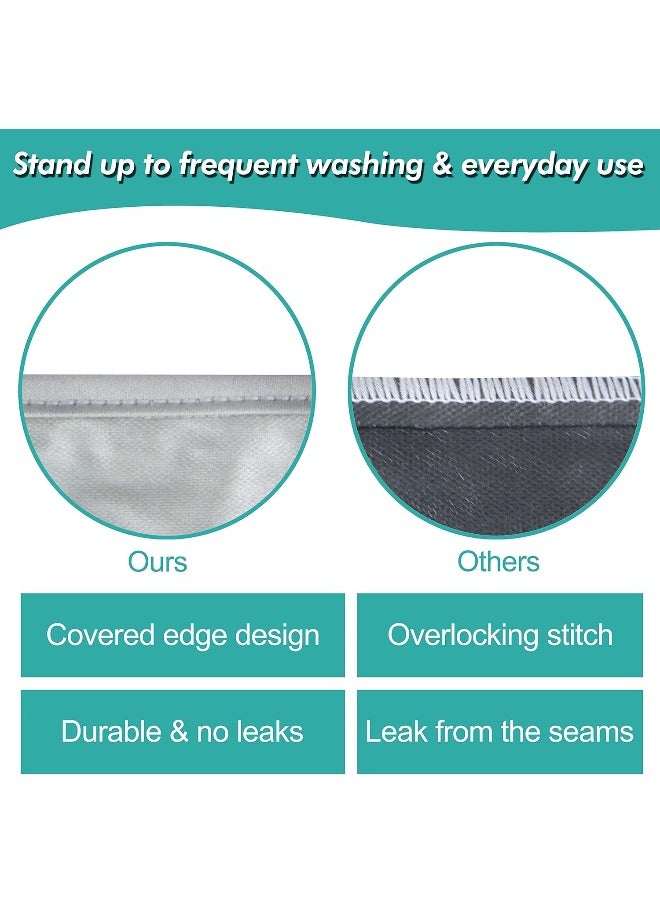 Wegreeco Reusable Hanging Wet Dry Cloth Diaper Bag(2 Pack, Grey Leaf, Grey)