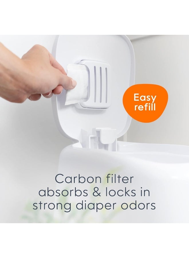 Diaper Genie Carbon Filter (4-Pack) | Diaper Pail Odor Eliminator & Deodorizer | Compatible with the Diaper Genie Complete and Expressions Pail