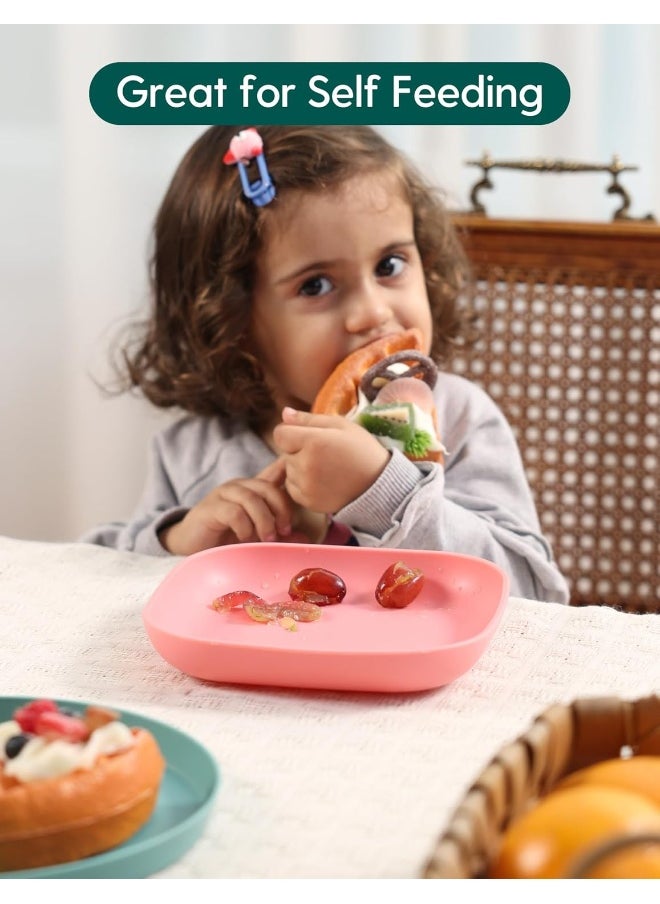 BABELIO Silicone Toddler Plates