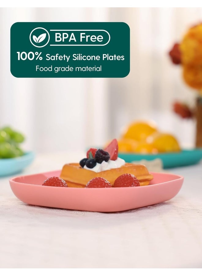 BABELIO Silicone Toddler Plates