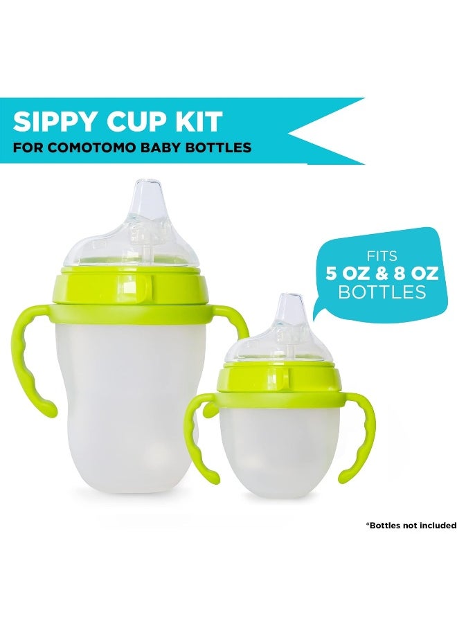 Botabee Soft Spout Transition Sippy Cup Kit for Comotomo Baby Bottles