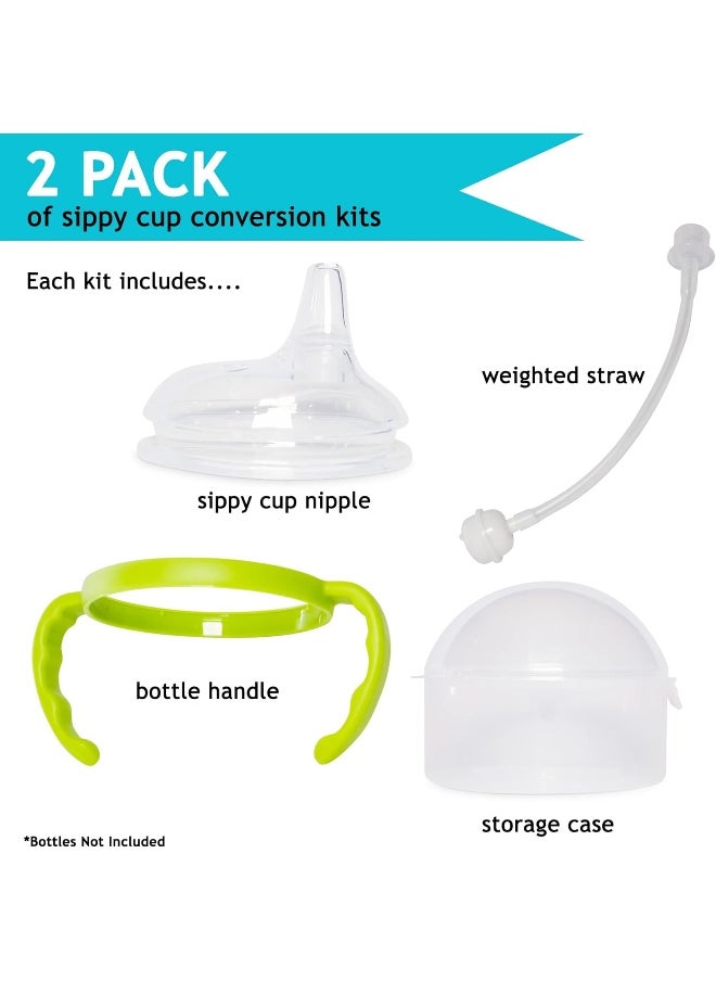 Botabee Soft Spout Transition Sippy Cup Kit for Comotomo Baby Bottles