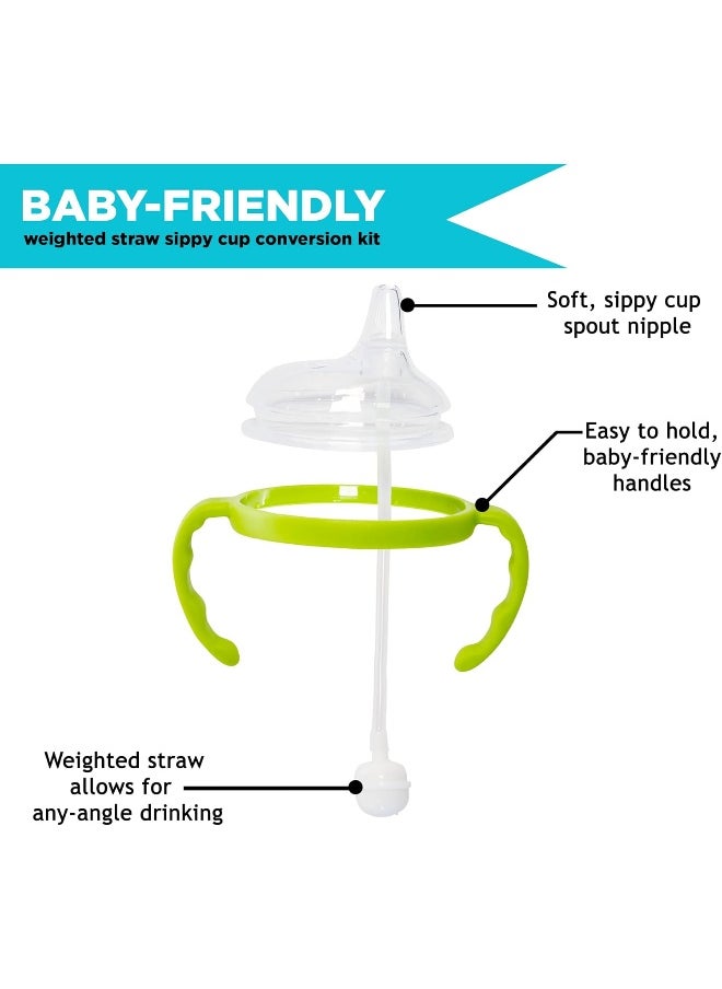 Botabee Soft Spout Transition Sippy Cup Kit for Comotomo Baby Bottles