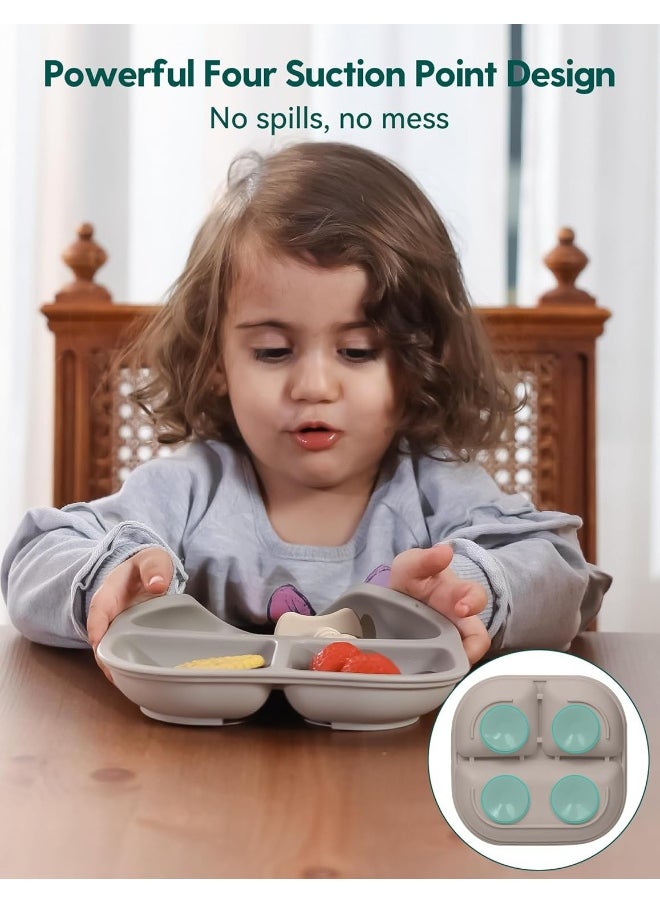 BABELIO Powerful Suction Plates for Baby and Toddler