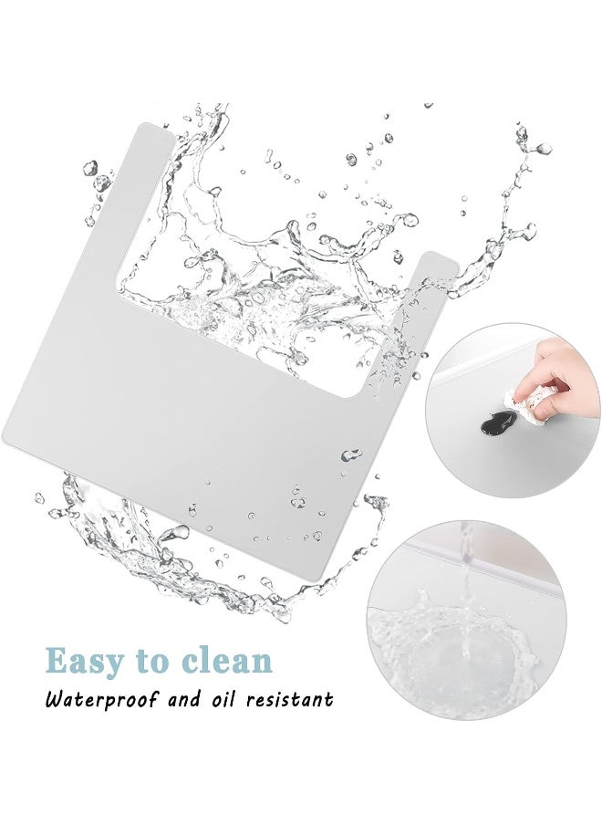 Lomgwumy High Chair Placemat, Long Lasting High Chair Placemat Silicone, Clean and Hygienic, Suitable for IKEA Antilop Highchai, for Toddlers and Babies (White)