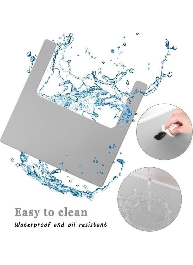 Lomgwumy High Chair Placemat, Durable High Chair Placemat Silicone, Clean and Hygienic, Suitable for IKEA Antilop Highchai, for Toddlers and Babies (Light Gray)