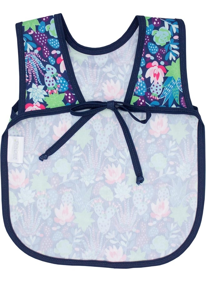 BapronBaby Desert Floral Bapron - Soft Waterproof Stain Resistant Bib - Machine Washable - 6m - 5yr - (Sz Baby/Toddler 6m-3T)