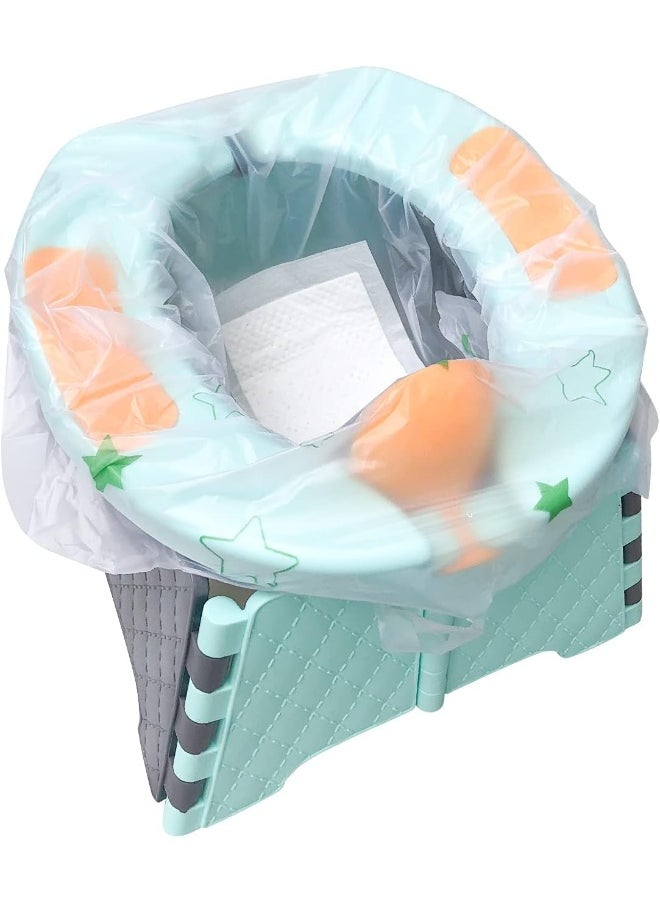 sundee Potty Chair Liners, Portable Disposable Potty Liner Bags for Universal Potty Training Toilet Seat, Toddler Outdoors Travel Baby Toilet Liners - 30 Pack