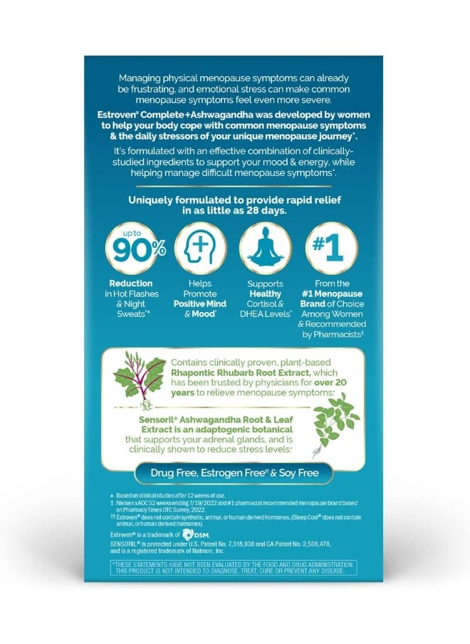Complete + Ashwagandha Multi-Symptom Menopause Supplement For Women