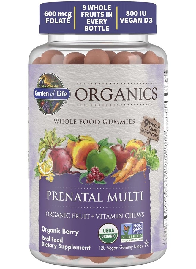 Mykind Organics Prenatal Multi Berry 120Ct Gummy