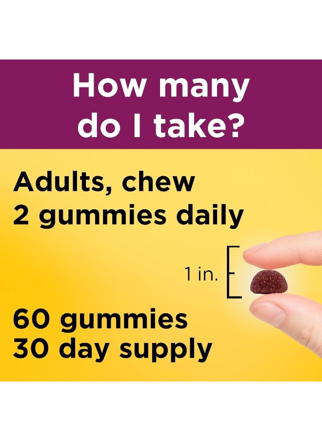 Prenatal Gummies With Dha And Folic Acid, Dietary Supplement For Daily Nutritional Support, 60 Gummies, 30 Day Supply