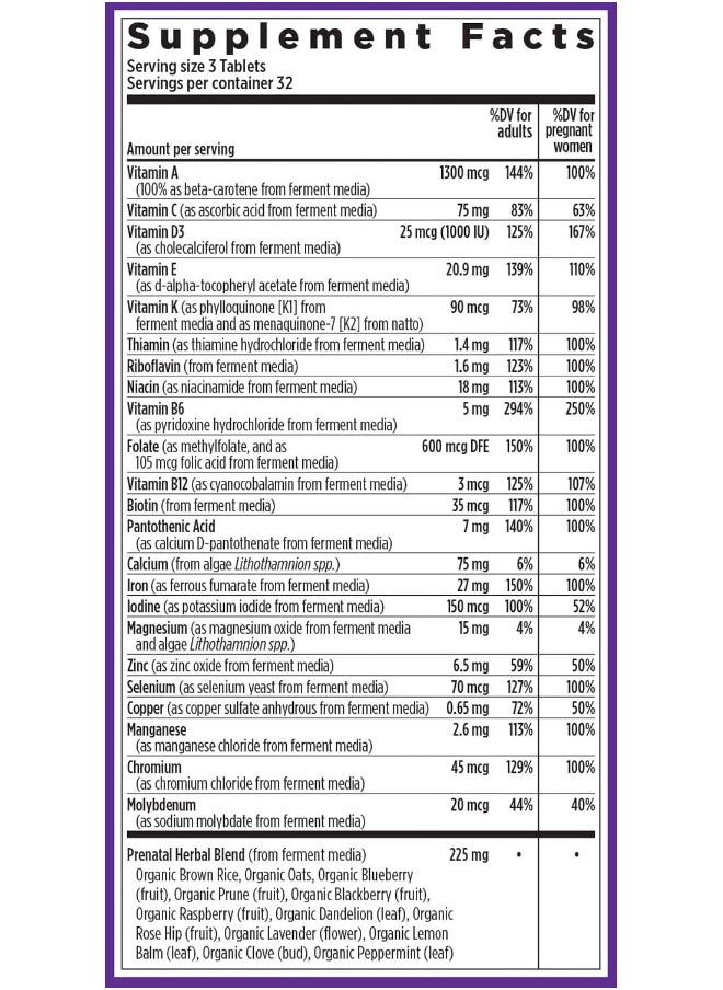 Advanced Perfect Prenatal Multivitamin