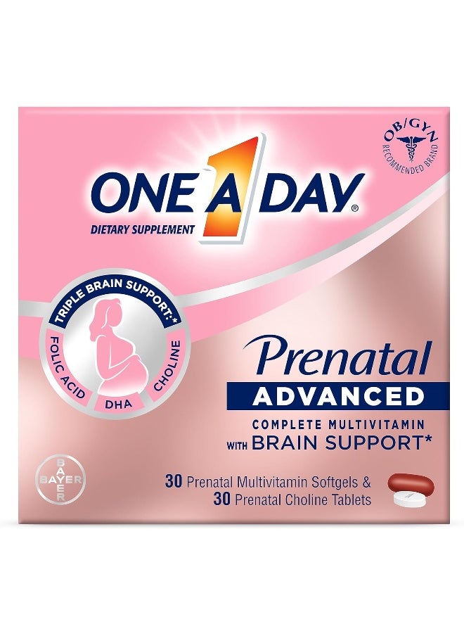 Womens Prenatal Advanced Complete Multivitamin With Brain Support