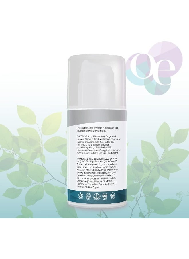 Balance Plus Therapy Bio-Identical Progesterone Cream With Phytoestrogens, 3 Ounce