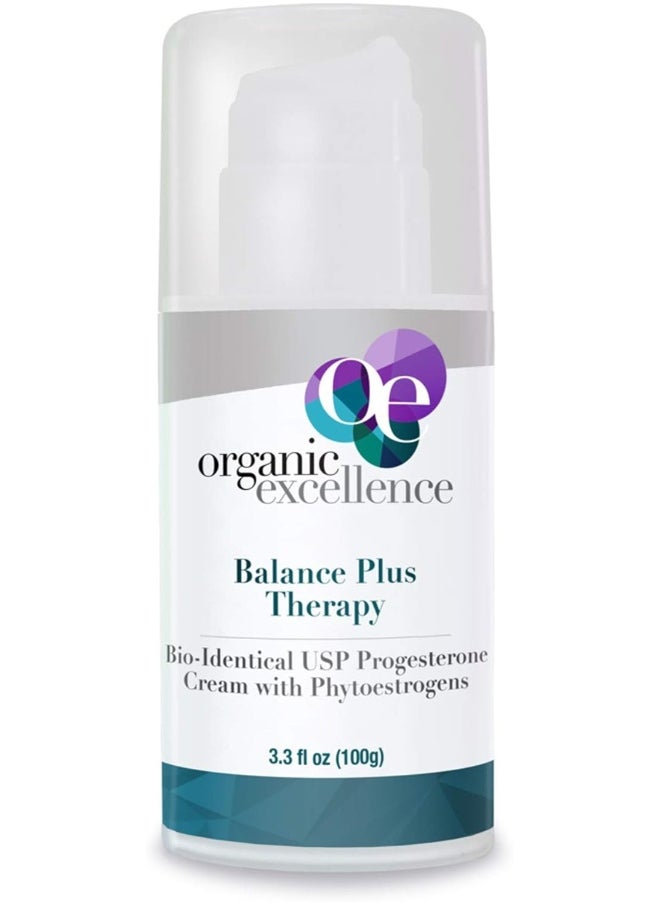 Balance Plus Therapy Bio-Identical Progesterone Cream With Phytoestrogens, 3 Ounce