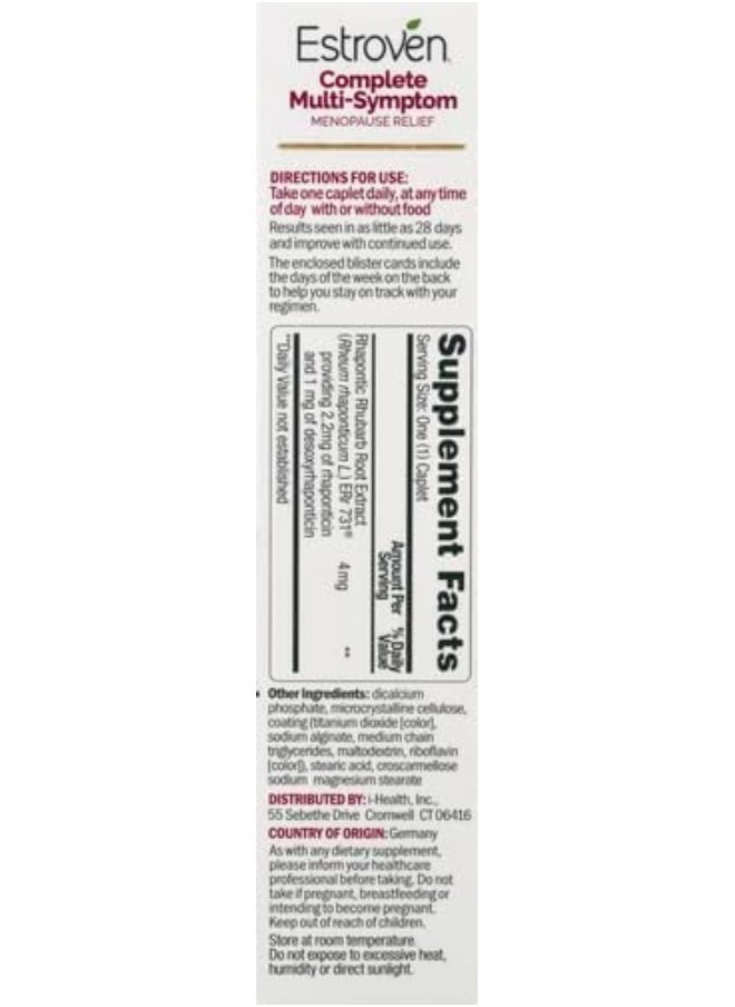 Complete Multi-Symptom Menopause Supplement For Women, 28 Ct.