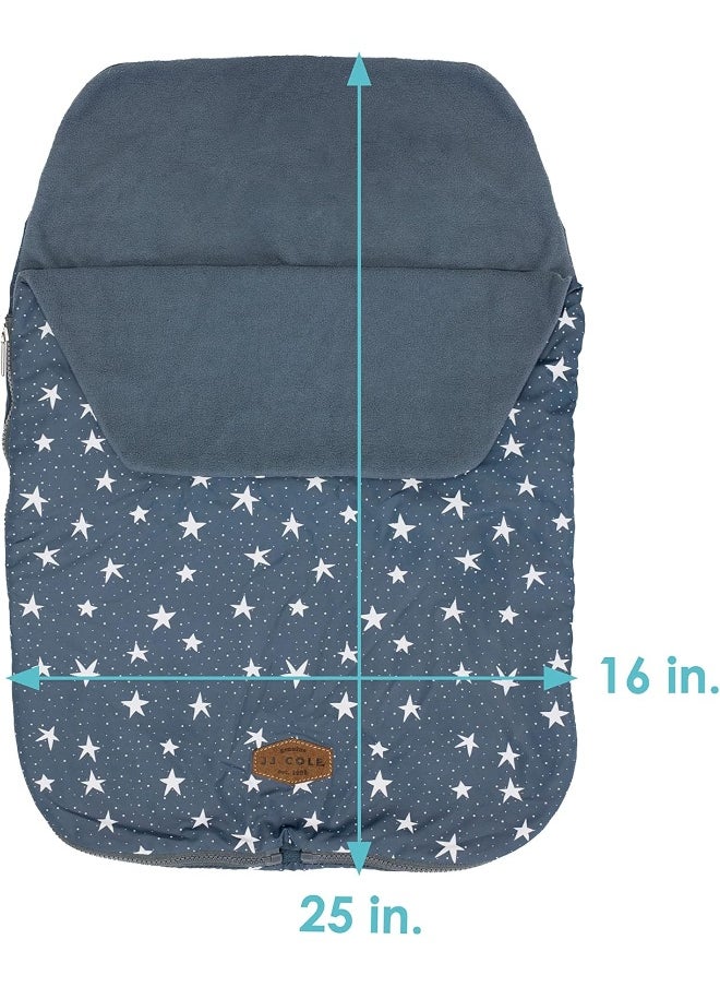 JJ Cole Baby Bundle 365 – Baby Car Seat Cover & Stroller Accessory – Lightweight Baby Bunting for Year Round Comfort