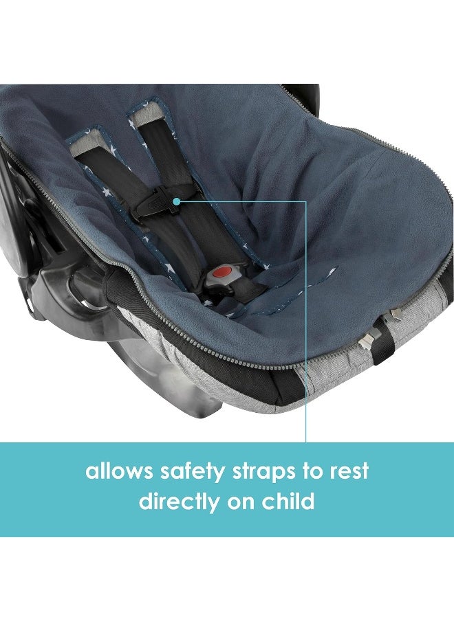 JJ Cole Baby Bundle 365 – Baby Car Seat Cover & Stroller Accessory – Lightweight Baby Bunting for Year Round Comfort