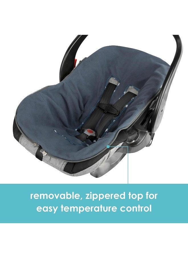 JJ Cole Baby Bundle 365 – Baby Car Seat Cover & Stroller Accessory – Lightweight Baby Bunting for Year Round Comfort
