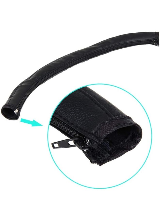 Handle Sleeve Cover for Babyzen YOYO/YOYO+ Strollers, Artificial Leather Black