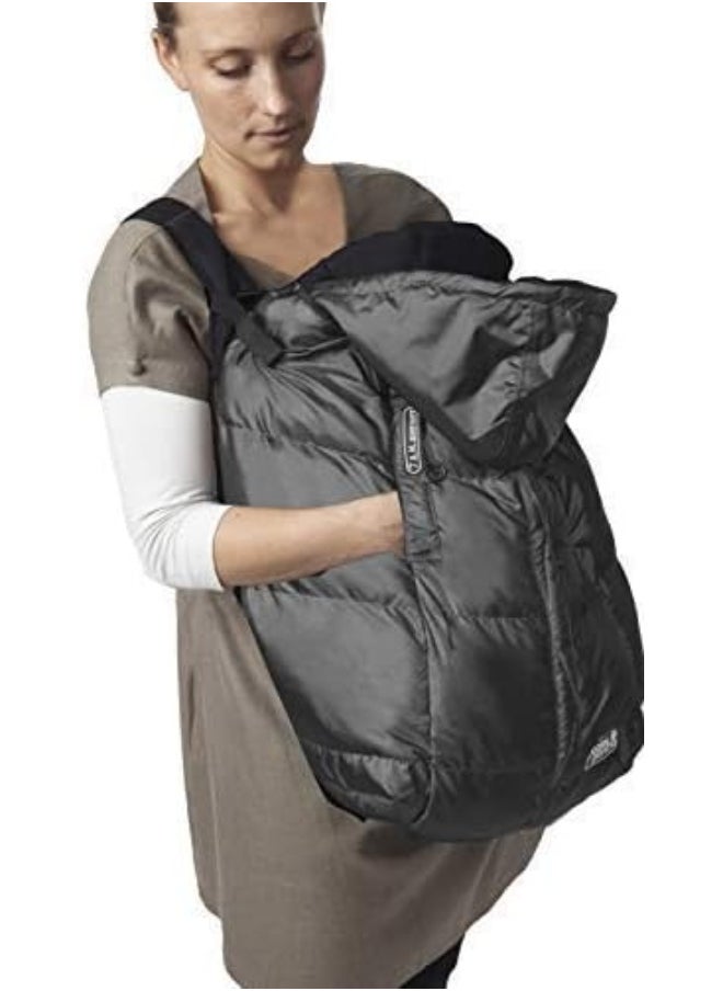 7 A.M. Enfant Pookie Poncho (Metallic Grey)