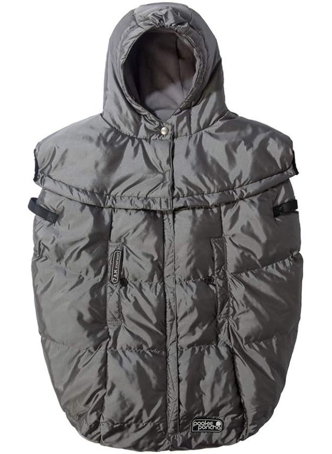 7 A.M. Enfant Pookie Poncho (Metallic Grey)