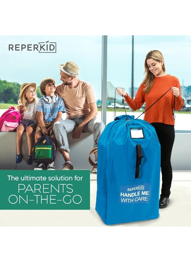 Reperkid Stroller Travel Bag For Airplane Gate Check Bag - Large Standard or Double Stroller Gate check In