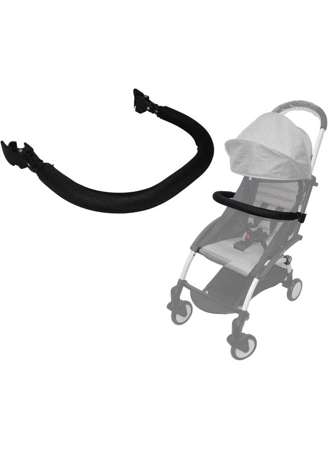 ROMIRUS Bumper Bar, Armrest, Handle, Crossbar for Babyzen YOYO YOYO+ Baby Stroller (Oxford Cloth), black