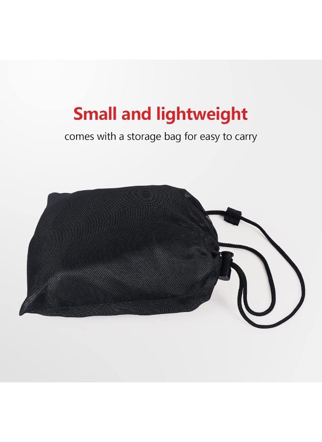 RESTCLOUD Sun Shade for Strollers, UV Sun and Sleep Shade Universal Fit for Baby Strollers, Blackout Stroller Cover, Breathable and Stops 99% of The Sun's Rays (UPF50+) Black