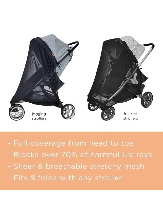 liuliuby Stroller Sun Shade - Universal Stroller Cover for Baby Sun Protection