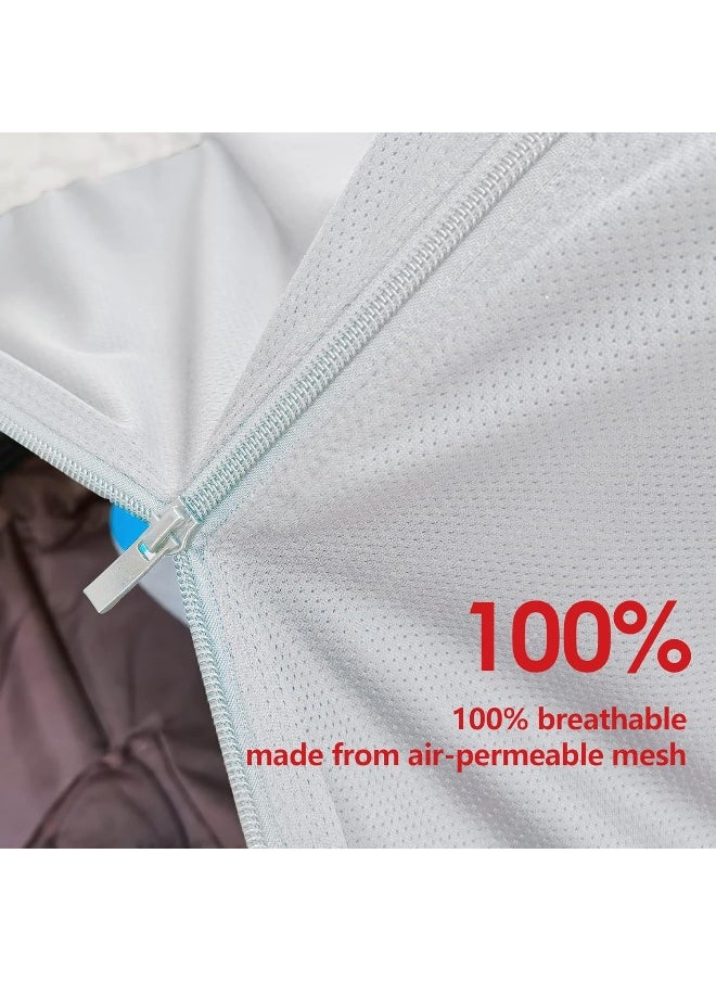 RESTCLOUD Sun Shade for Strollers, UV Sun and Sleep Shade Universal Fit for Baby Strollers, Blackout Stroller Cover, Breathable and Stops 99% of The Sun's Rays (UPF50+)