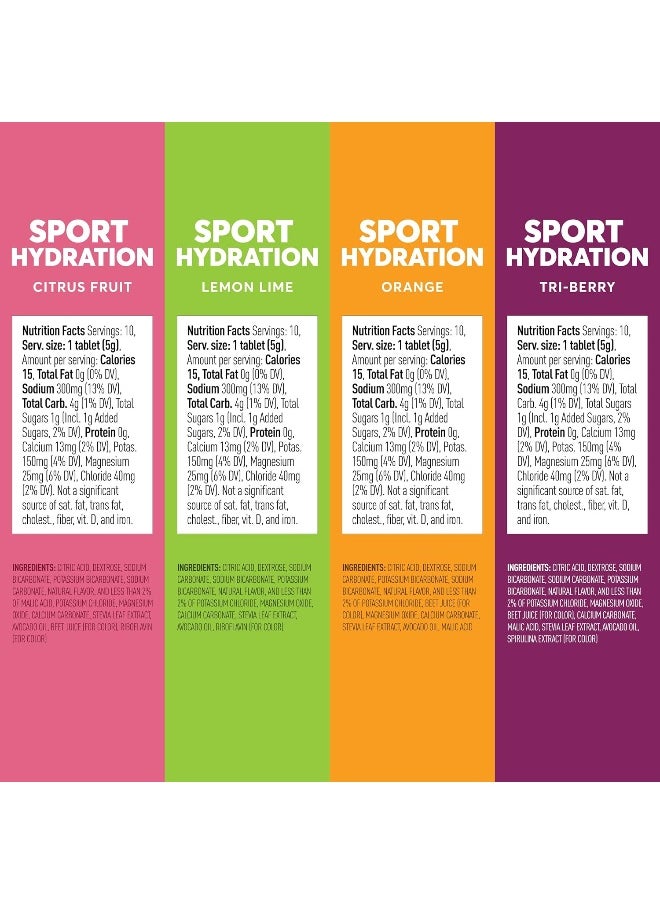 - Active Effervescent Electrolyte Supplement Multi-Pack Mixed Flavors 170294