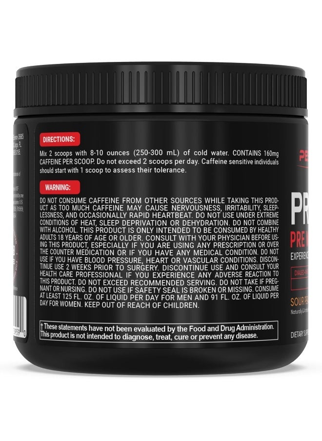 Prolific Pre Workout Powder, Strawberry Kiwi, 40 Scoop, Energy Supplement With Nitric Oxide