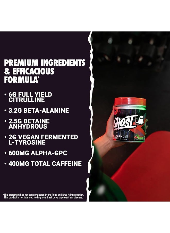 Legend All Out Pre-Workout Powder, Cherry Limeade - 20 Servings