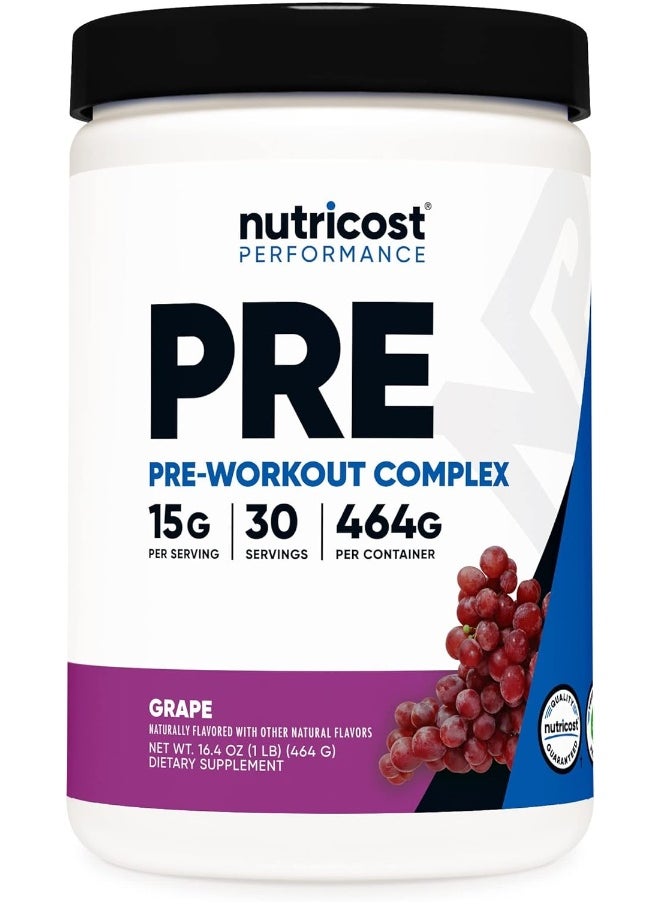 Pre-Workout Complex Powder Grape (30 Serv)