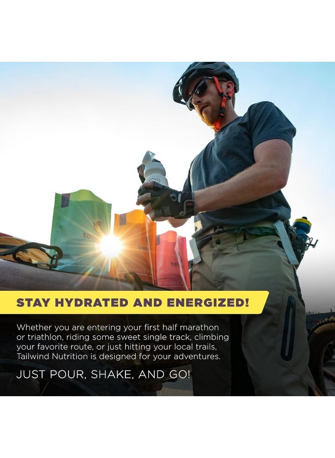 Endurance Fuel, Electrolyte & Hydration Sports Drink Mix Powder, Gluten-Free, Vegan, Lemon, 30 Servings