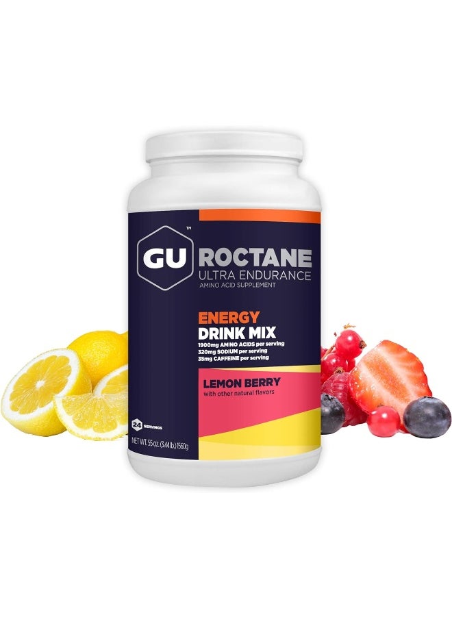 Roctane Ultra Endurance Energy Drink Mix, Lemon Berry
