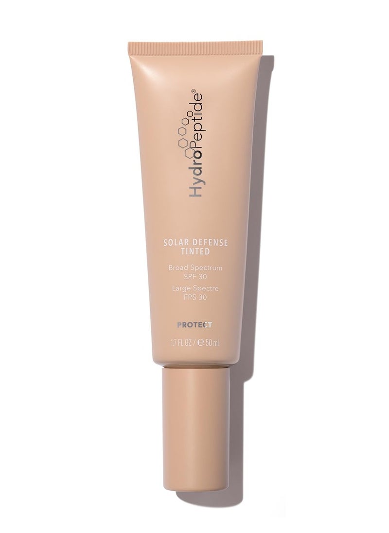 HydroPeptide Solar Defense Tinted Moisturizer with Sunscreen, SPF 30 Face Antioxidant 1.7 Ounce