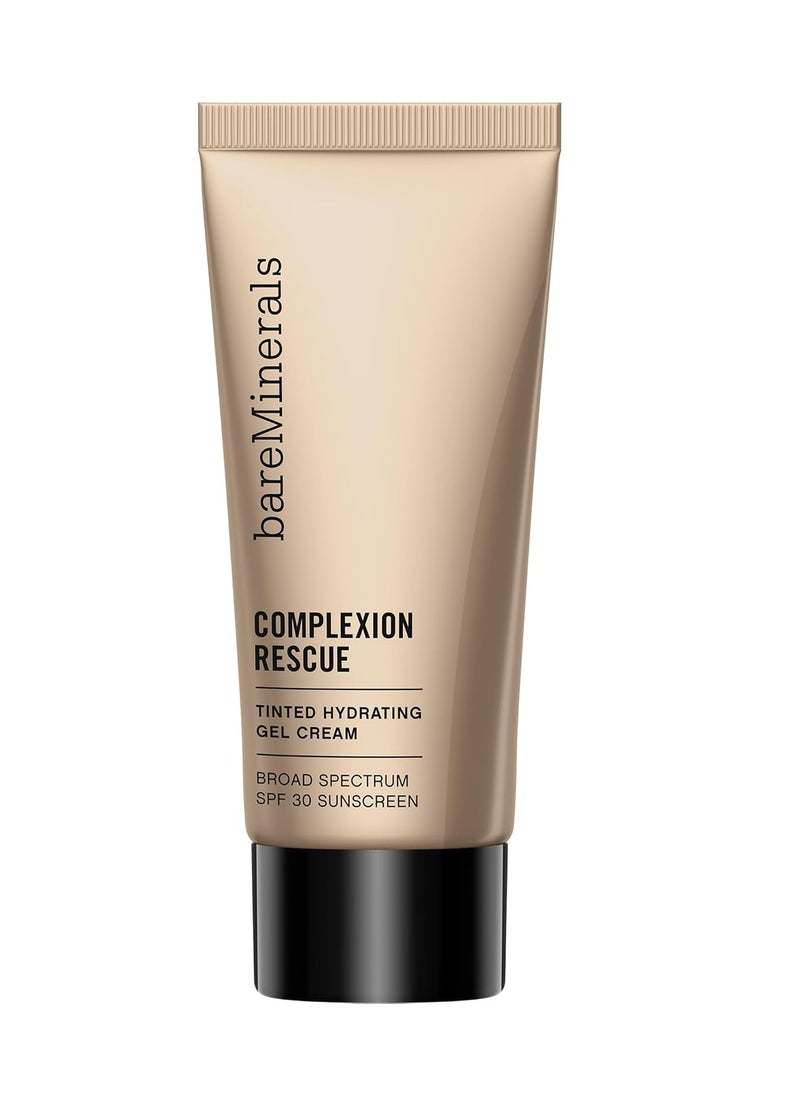 bareMinerals Complexion Rescue Tinted Moisturizer for Face with SPF 30, Vegan Tinted Mineral Sunscreen with Hyaluronic Acid, Mini Size, Suede 04