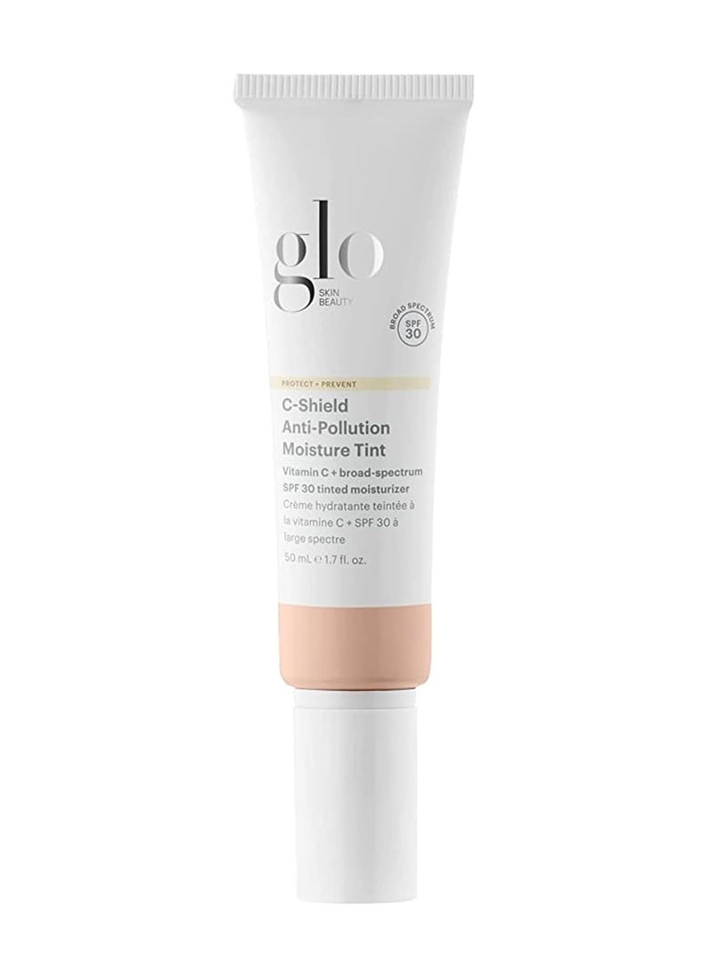 Glo Skin Beauty C-Shield Anti-Pollution Moisture Tint - Tinted Moisturizer With SPF 30 for Face, Broad Spectrum Protection & Vitamin C, 1.7 Oz (1N-Fair)